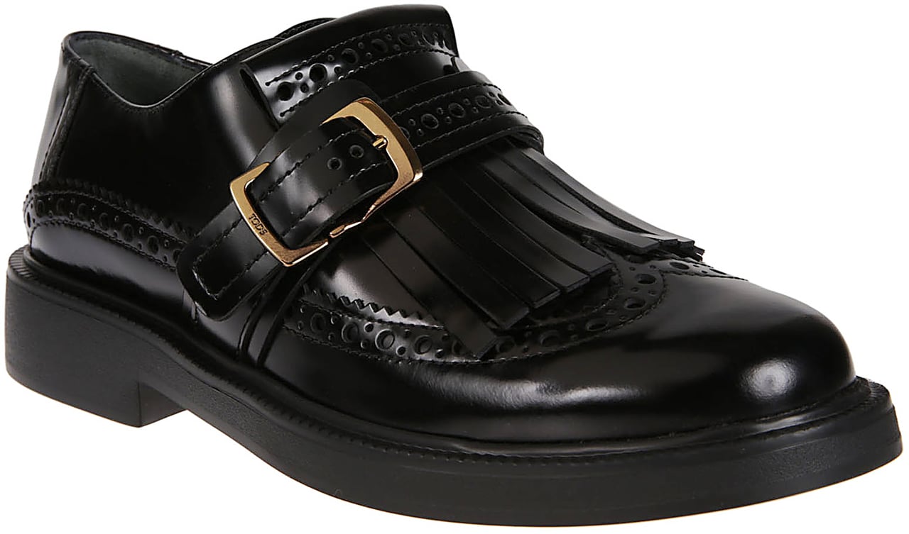 Tod's Monk 20l Loafers Black Zwart