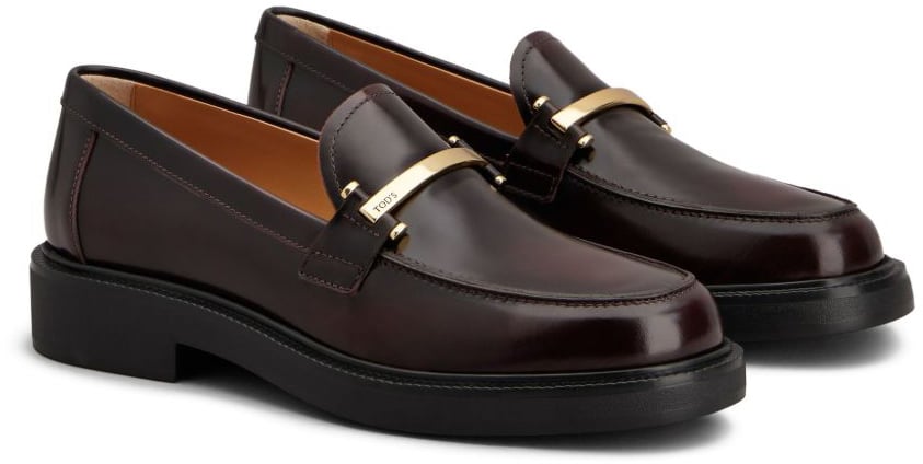 Tod's Flat Shoes Purple Paars