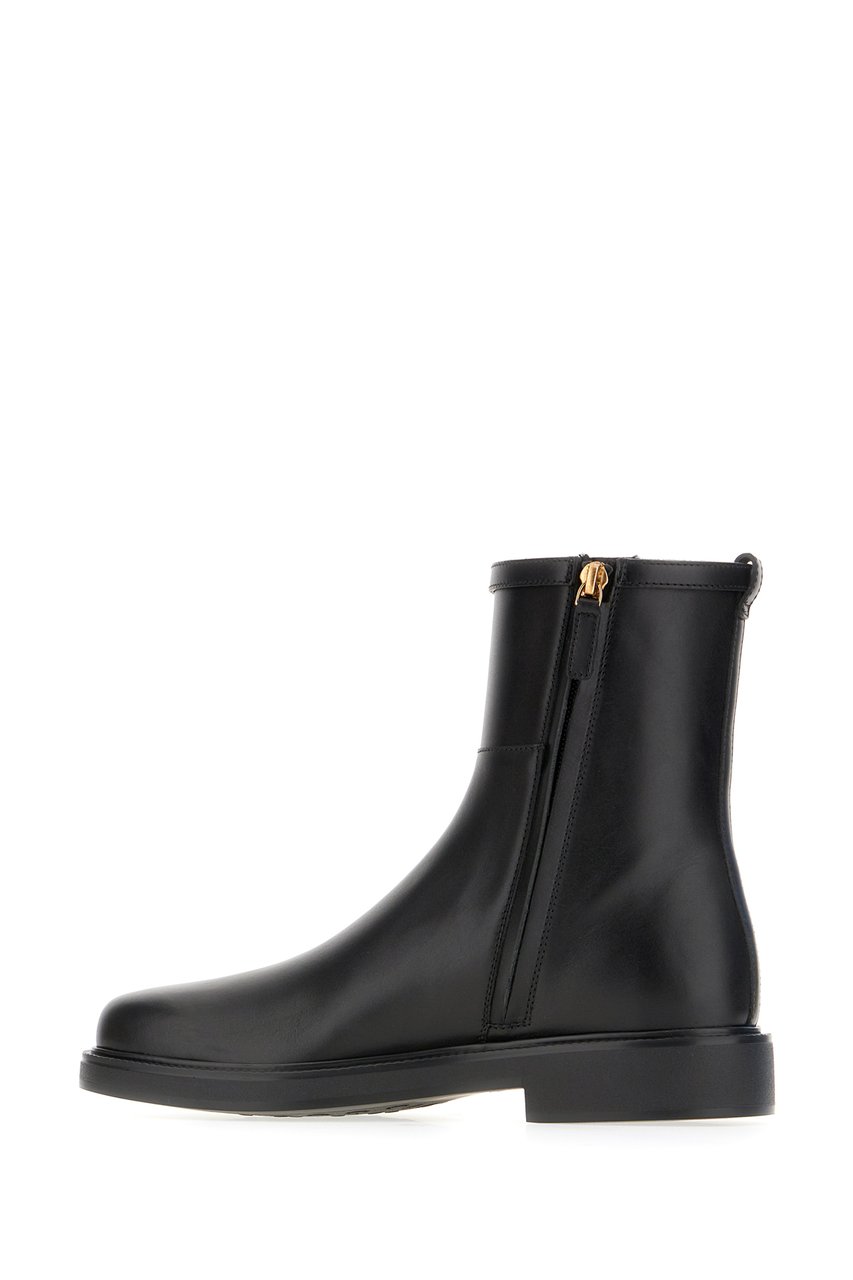 Tod's Tod's Black leather ankle boots Zwart