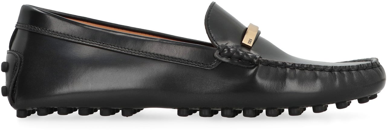 Tod's Gommino Leather loafers Zwart