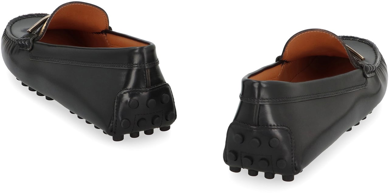 Tod's Gommino Leather loafers Zwart