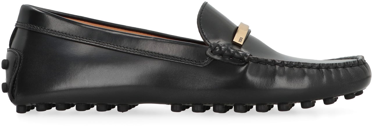 Tod's Gommino Leather loafers Zwart