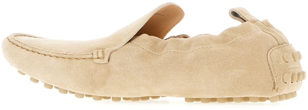 Tod's Tod's Sand suede Gommino 22L loafers Neutraal