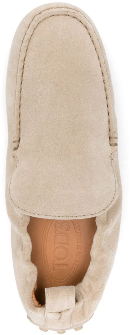 Tod's Flat Shoes Beige Beige