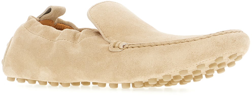 Tod's Tod's Sand suede Gommino 22L loafers Neutraal
