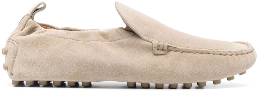 Tod's Flat Shoes Beige Beige