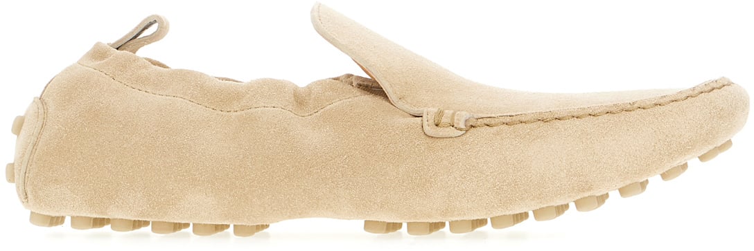 Tod's Tod's Sand suede Gommino 22L loafers Neutraal