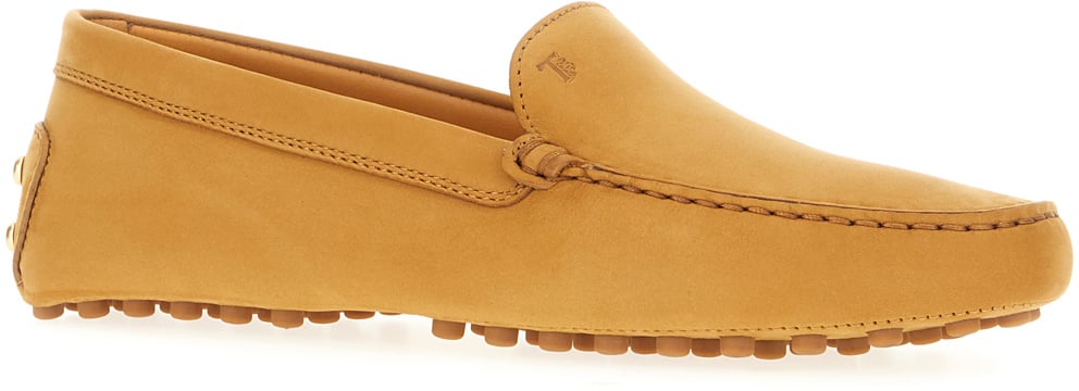 Tod's Tod's Ochre suede loafers Geel