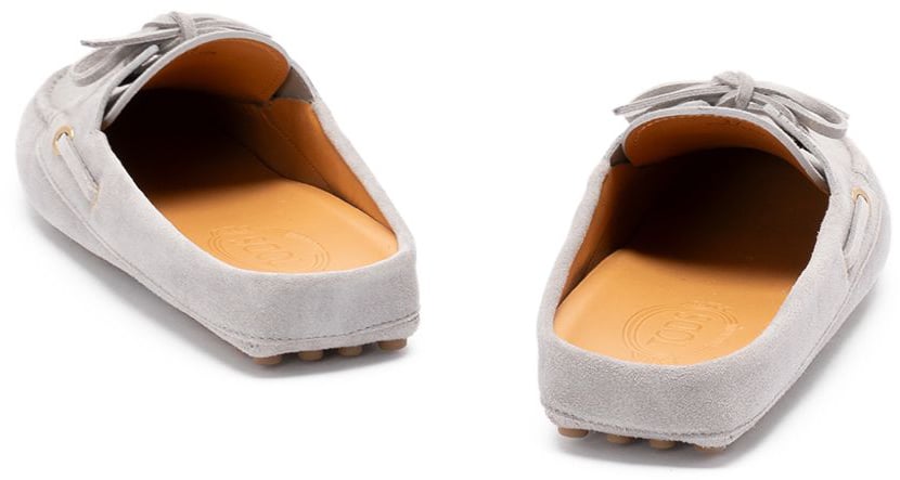 Tod's Flat Shoes Grey Grijs