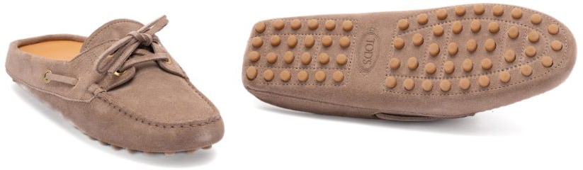 Tod's Flat Shoes Marrone Chiaro Bruin