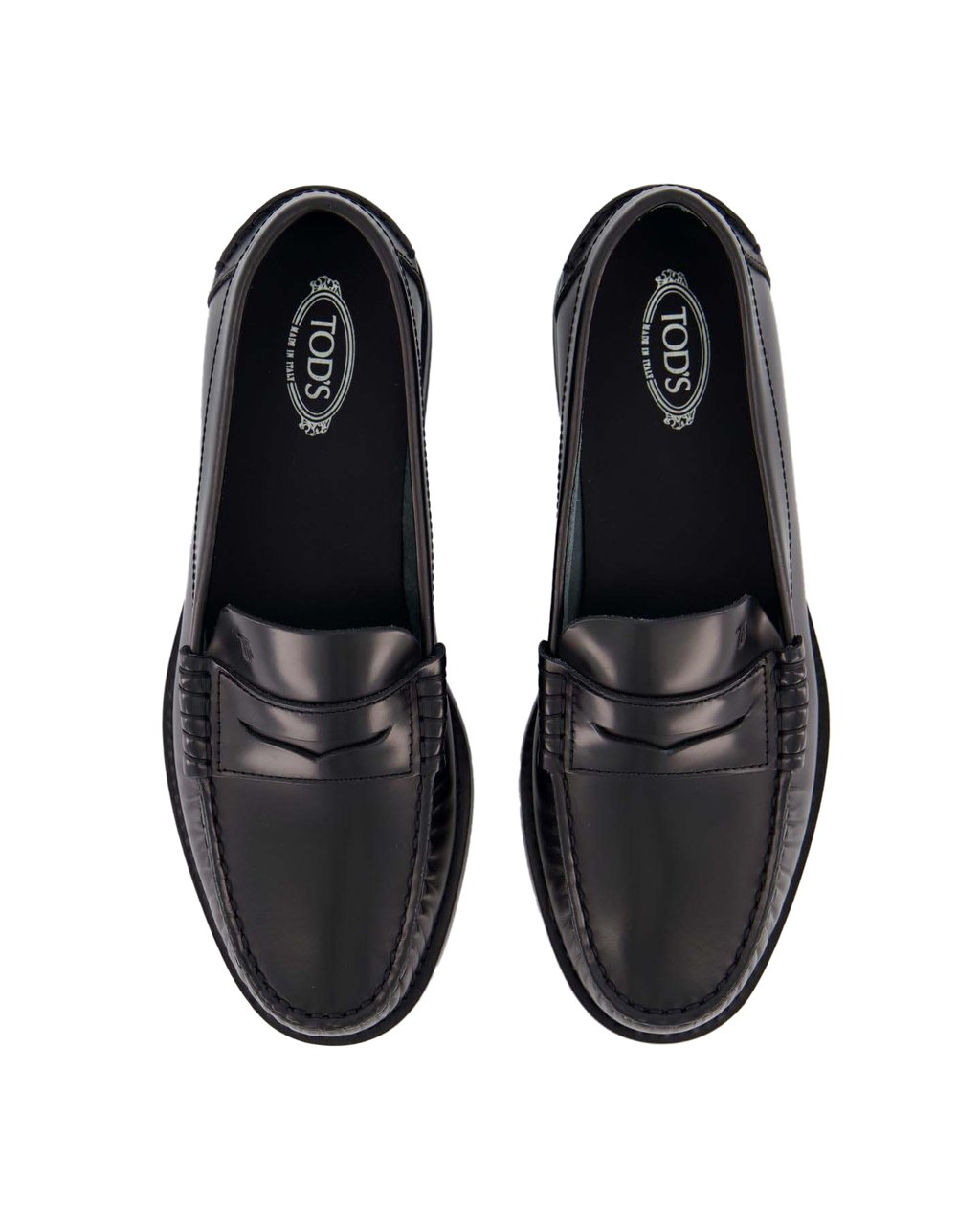 Tod's Dames 34L Mocassino Zwart Zwart