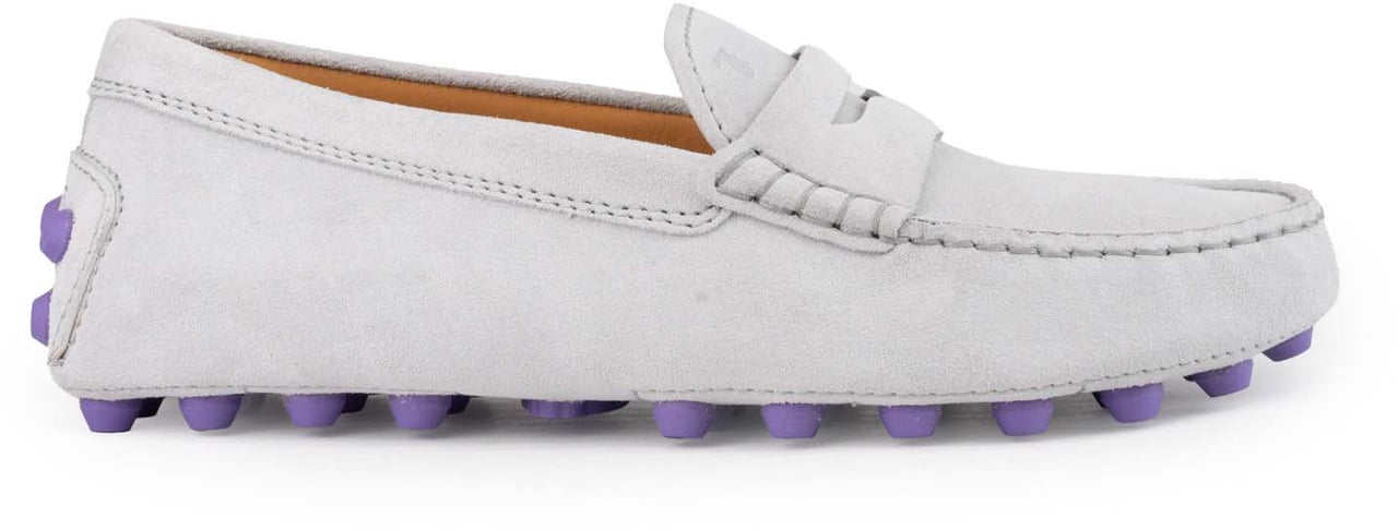 Tod's Flat Shoes Grey Grijs