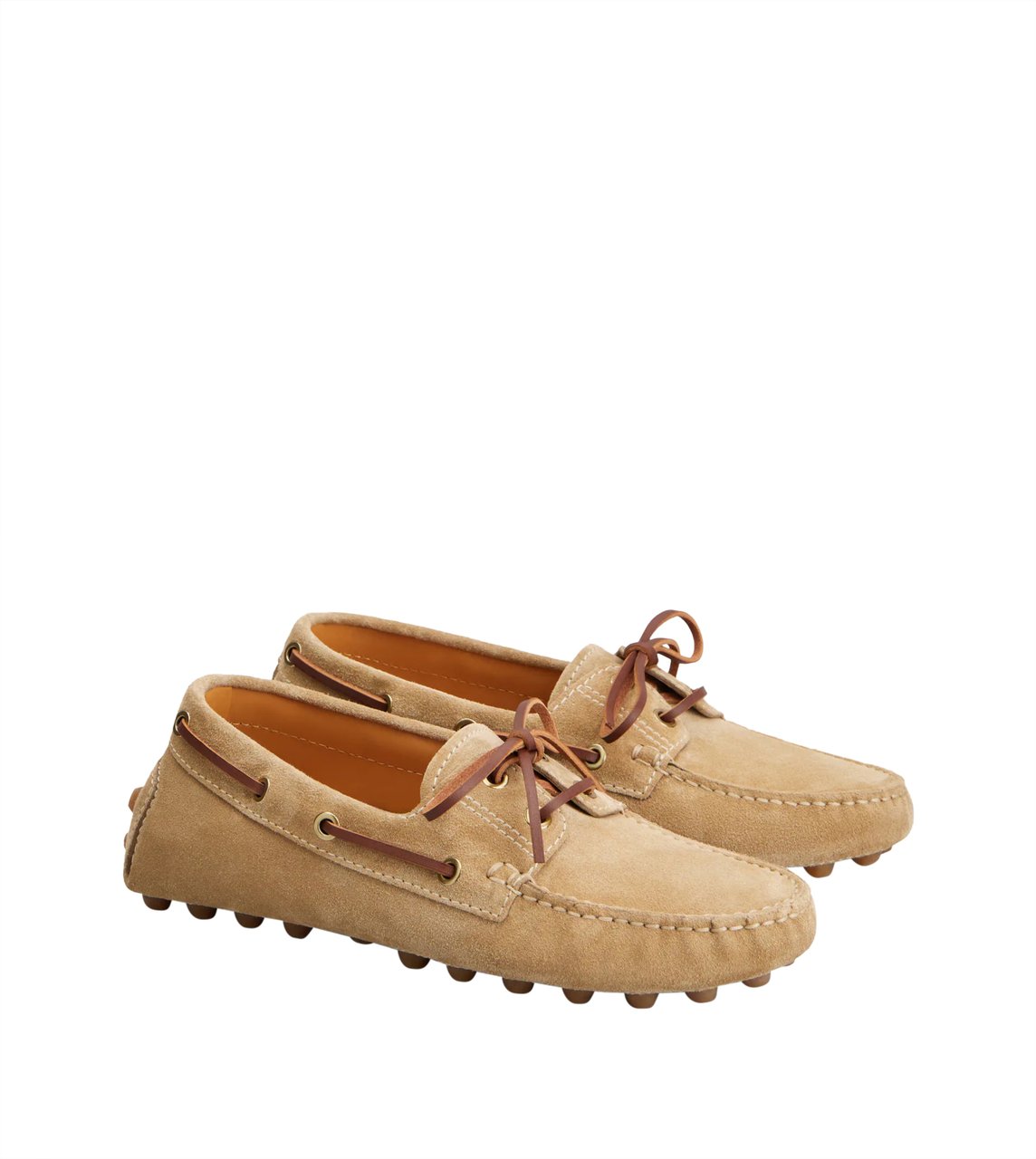 Tod's Flat Shoes Beige Beige