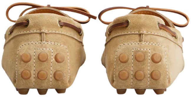 Tod's Flat Shoes White Wit