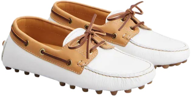 Tod's Flat Shoes Biancomarrone Divers