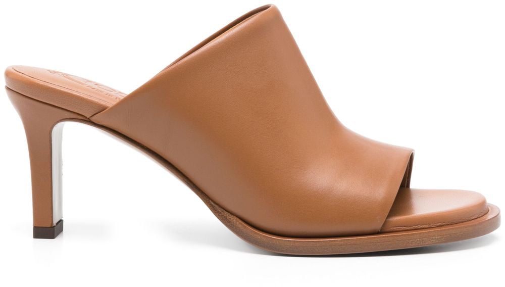 Tod's Sandals Leather Brown Bruin