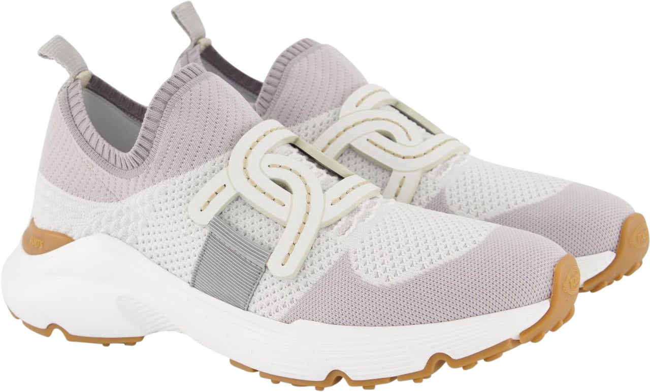 Tod's Dames Kate Sneaker Grijs/Wit Wit