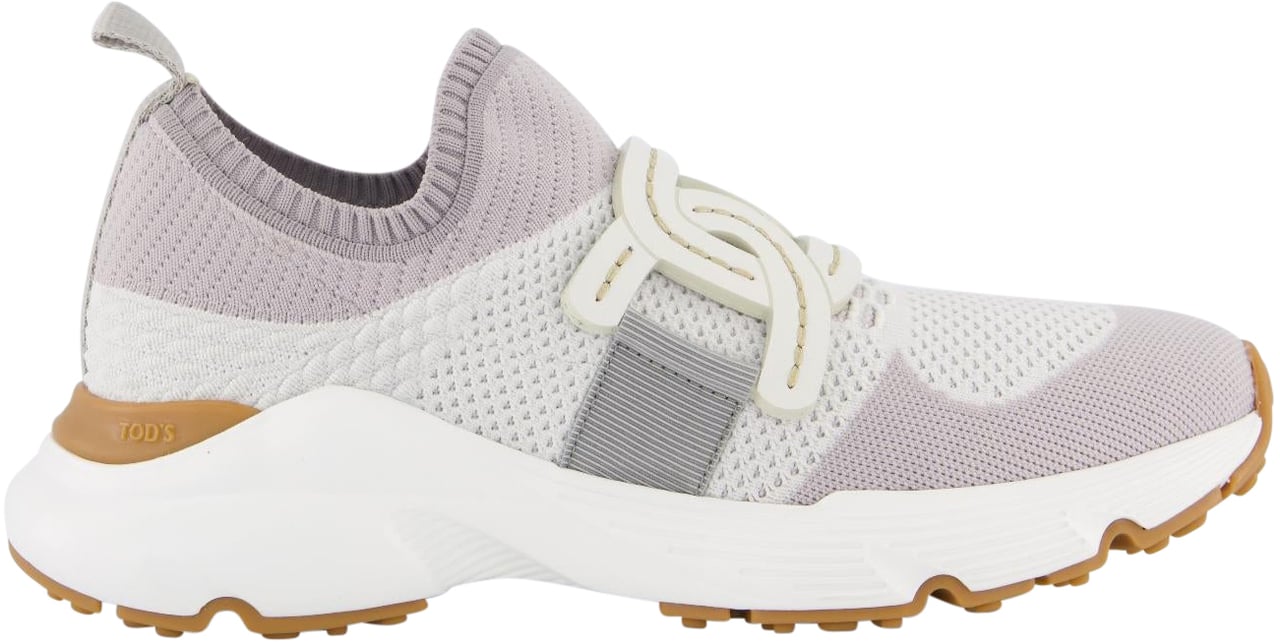 Tod's Dames Kate Sneaker Grijs/Wit Wit