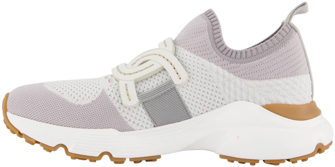 Tod's Dames Kate Sneaker Grijs/Wit Wit