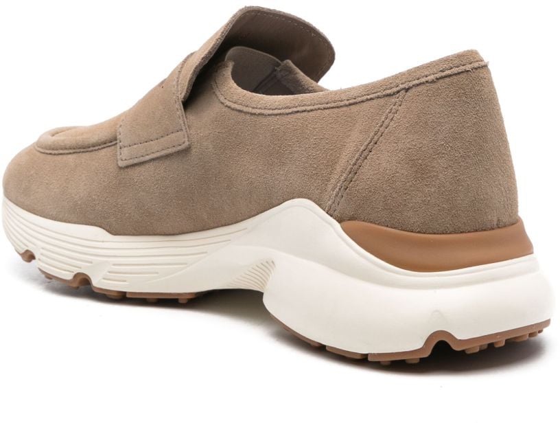 Tod's Flat Shoes Brown Beige