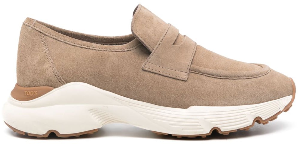 Tod's Sneakers Marrone Chiaro Bruin