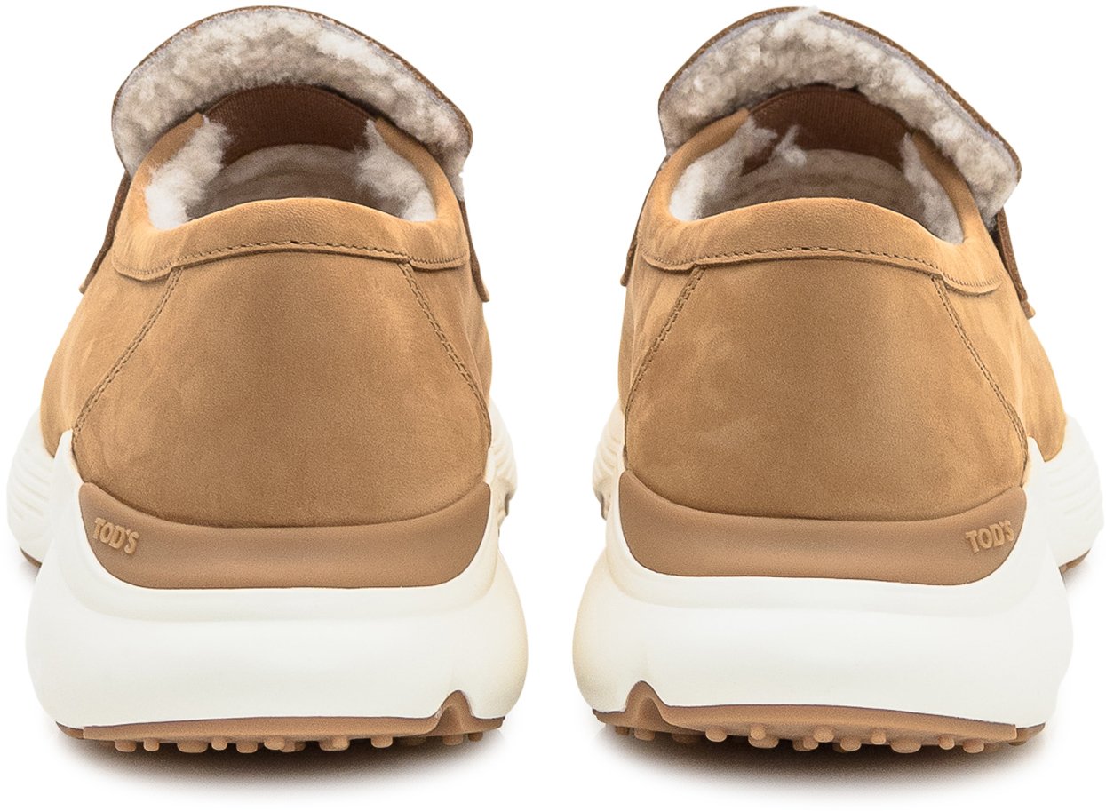 Tod's Tod's Mocassini Camel in Pelle Scamosciata Bruin