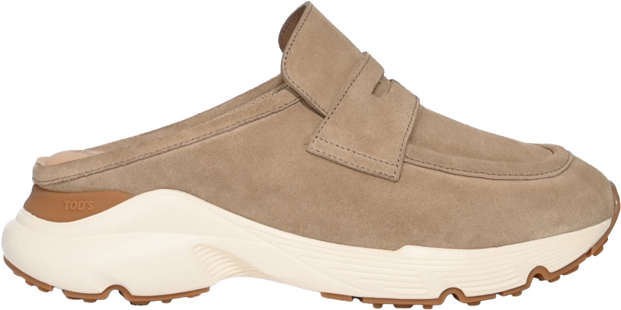 Tod's Flat Shoes Tabacco Chiaro Bruin