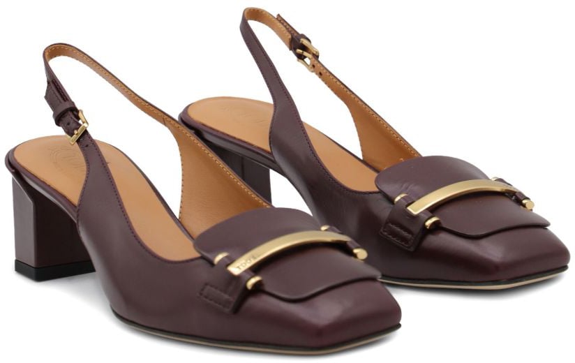 Tod's With Heel Brown Bruin