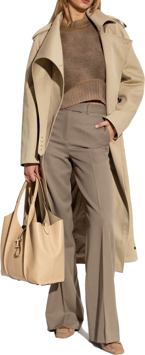 Tod's With Heel Marrone Chiaro Bruin