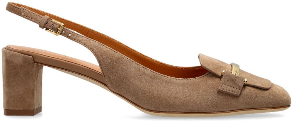 Tod's With Heel Marrone Chiaro Bruin