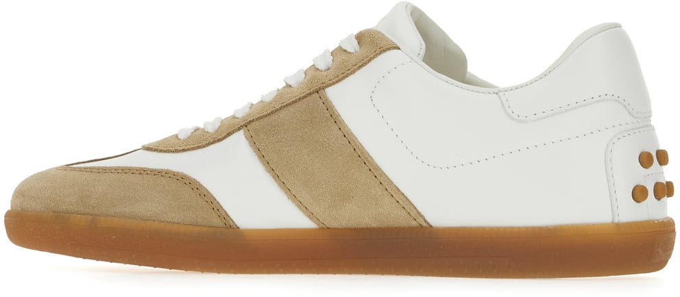 Tod's Tod's Multicolor leather and suede Cassetta sneakers Divers