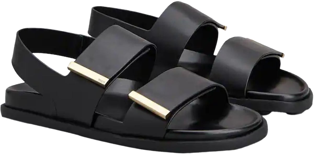 Tod's Dames Footbed+Gomma 68K Fasce Term.M Zwart