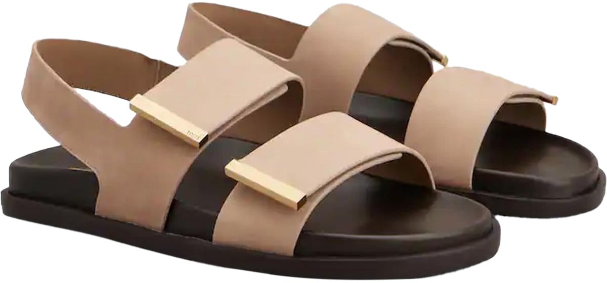 Tod's Dames Footbed+Gomma 68K Fasce Term.M Beige