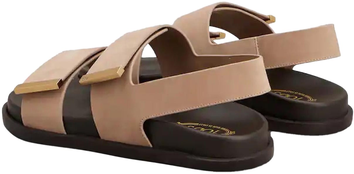 Tod's Dames Footbed+Gomma 68K Fasce Term.M Beige