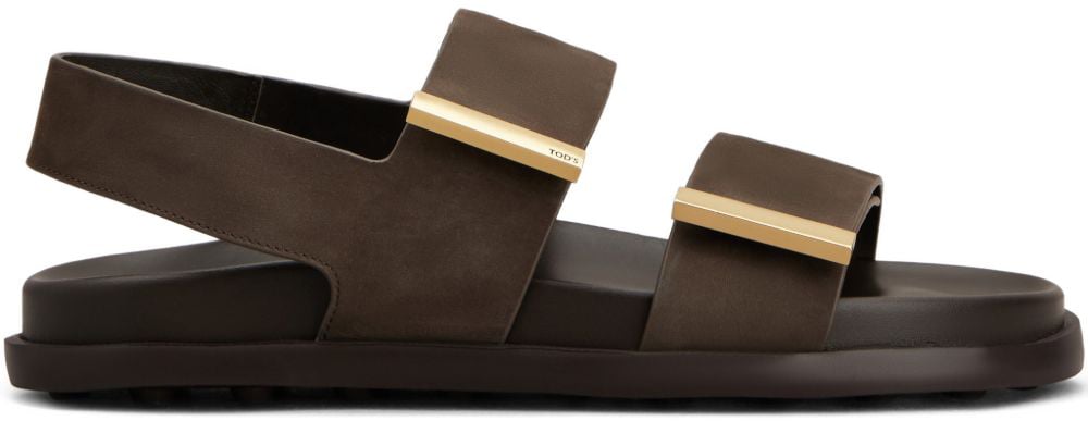 Tod's Sandals Marrone Scuro Bruin