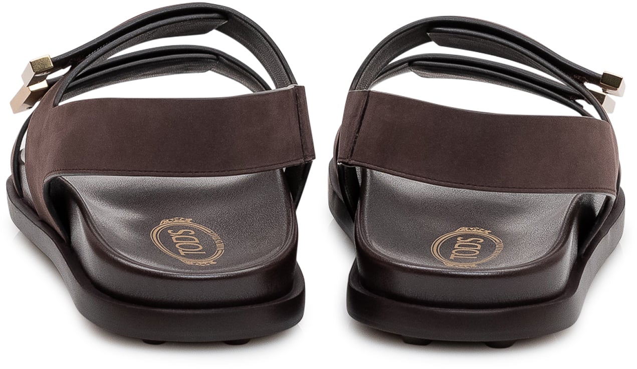 Tod's Sandalo Fasce Footbed Bruin