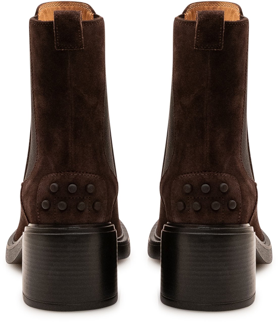 Tod's Stivaletto Chelsea con Tacco Bruin