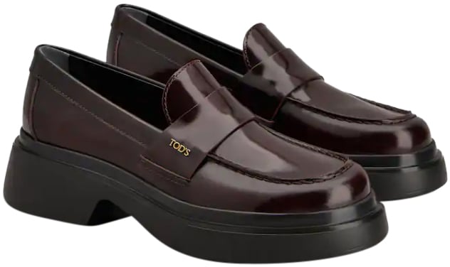 Tod's Flat Shoes Mosto Rood