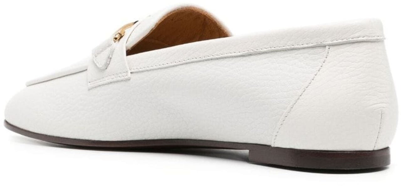 Tod's Tod's Leather Loafers Wit