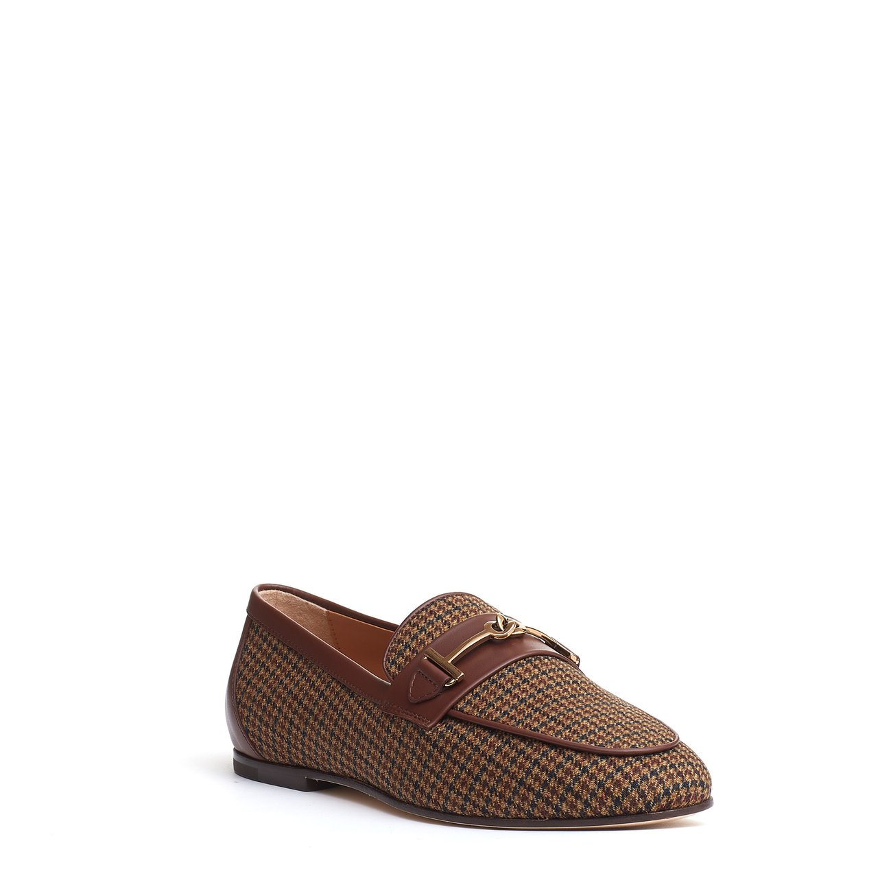 Tod's Mocassino Piedepoule Cuoio Beige Bruin