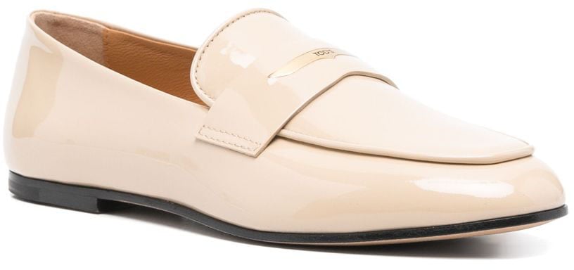 Tod's Flat Shoes Beige Beige