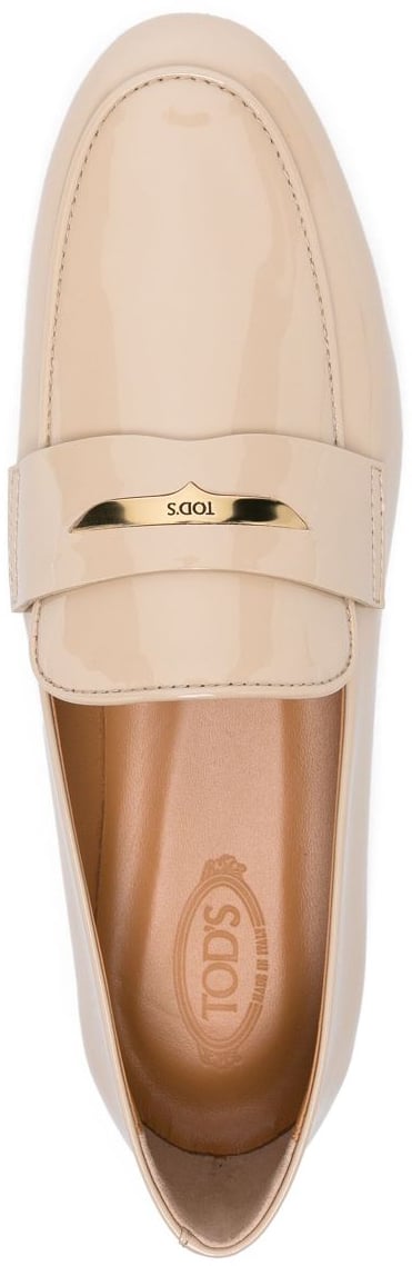 Tod's Flat Shoes Natural Beige