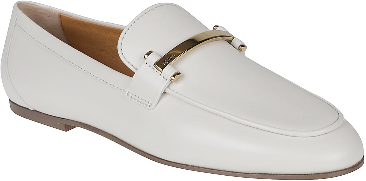 Tod's 79a Loafers White Wit