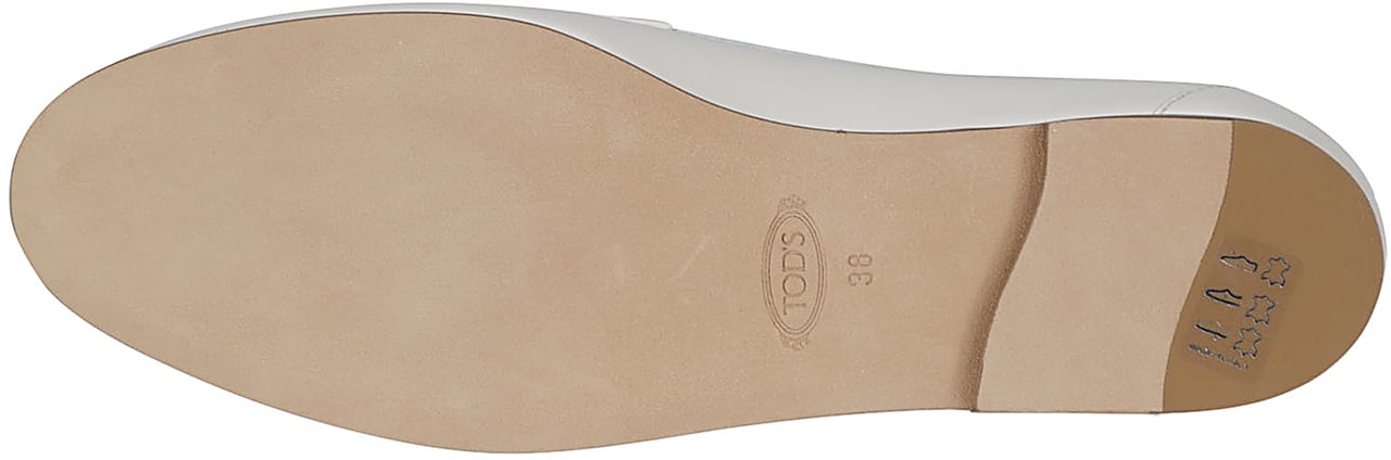 Tod's 79a Loafers White Wit