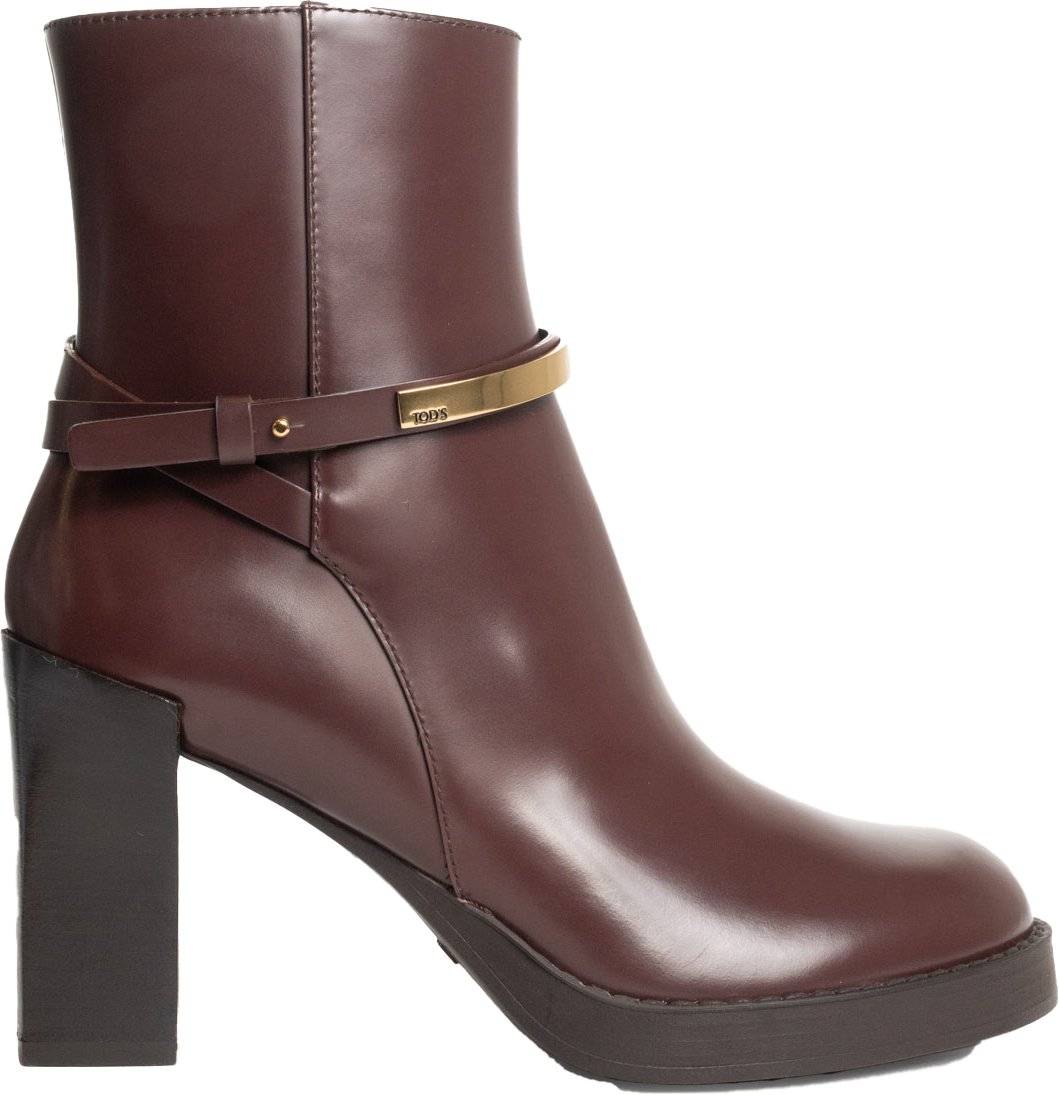 Tod's Flat Shoes Brule Scuro Bruin