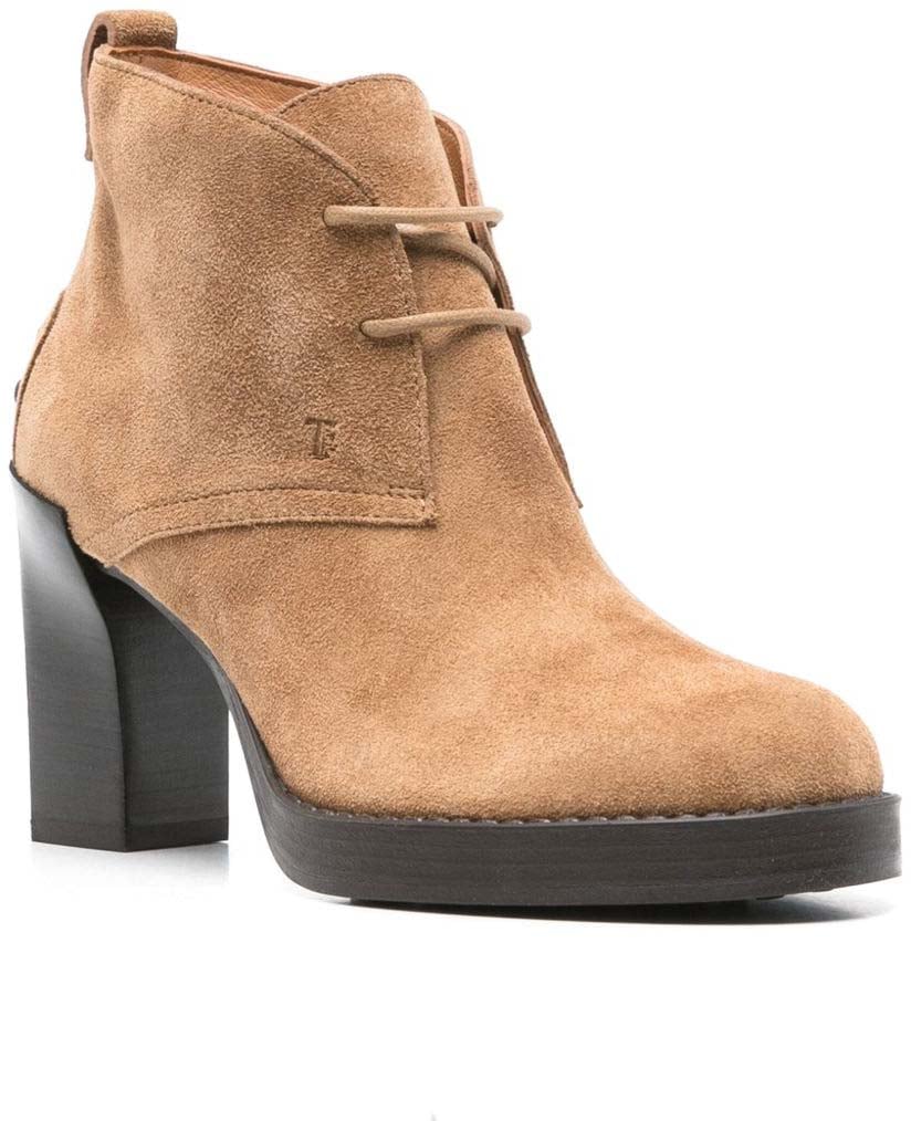 Tod's Boots Camel Beige
