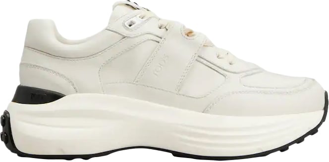 Tod's Sneakers Bianco Latte Wit