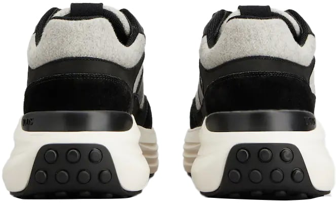 Tod's Sneakers Nero Grigio Medio Zwart