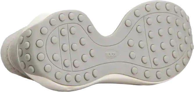 Tod's Sneakers Grigio Medio Perla Bianco Lichtgrijs