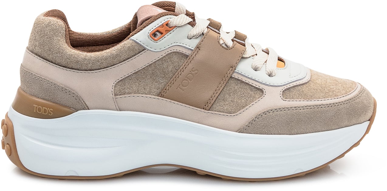 Tod's Tod's Sneakers Beige in Pelle e Suede Beige